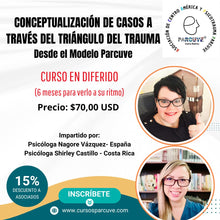 Cargar imagen en el visor de la galería, CONCEPTUALIZACIÓN DE CASOS A TRAVES DEL TRIÁNGULO DEL TRAUMA DESDE EL MODELO PARCUVE